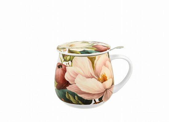 Porcelianinis puodelis su sieteliu "Magnolija"