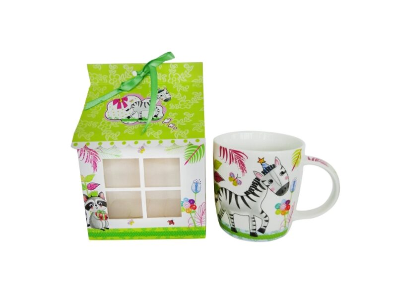 Porcelianinis vaikiškas puodelis "Zebras"