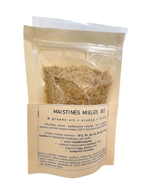 Maistinės mielės B12, 100 g.