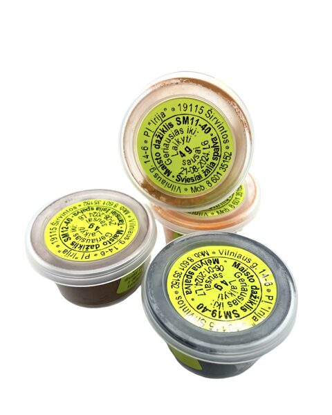 Milteliniai maistinai dažai "Žvilgi aukso spalva", 2 g.