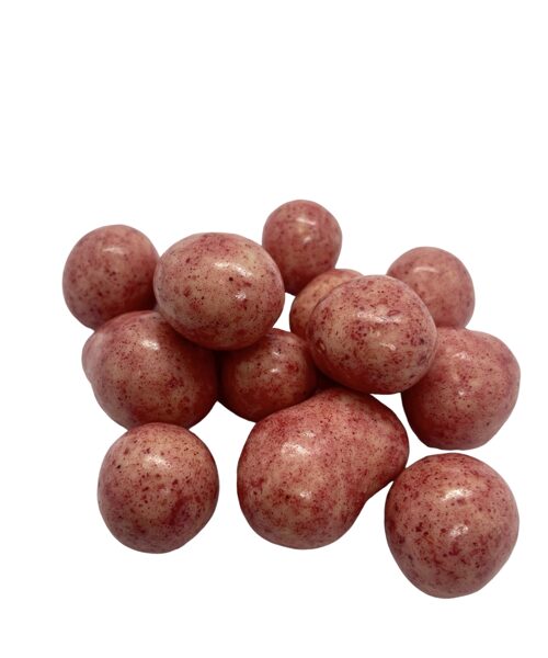 Šaltyje džiovintos avietės su baltuoju šokoladu