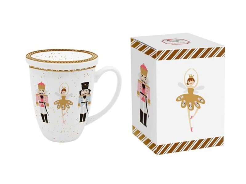 Porcelianinis puodelis "Spragtukas ir balerina"