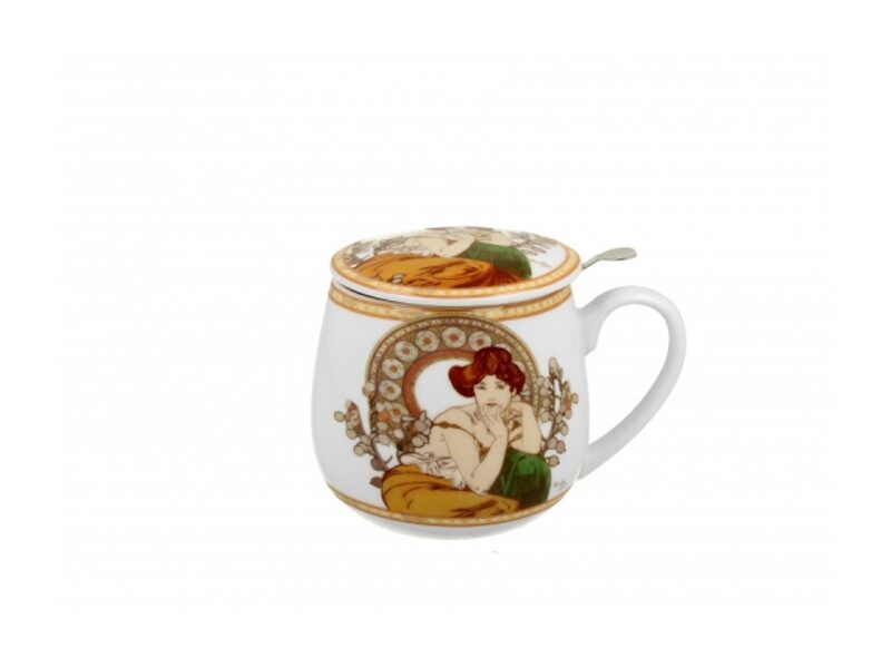 Porcelianinis puodelis su sieteliu "Alfonsas"